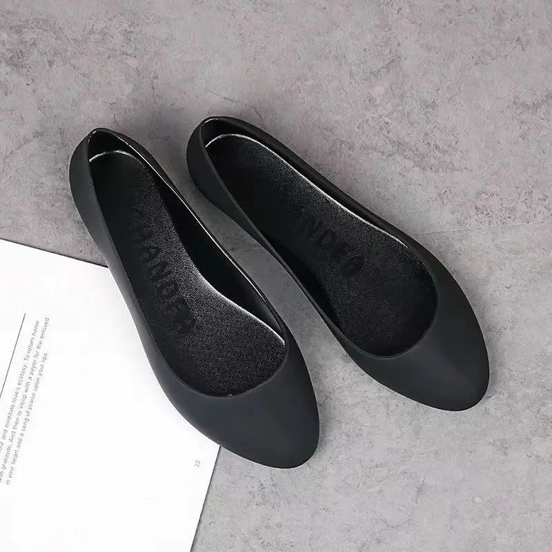 Women's Waterproof Rain Shoes - Soft & Non Slip Flats